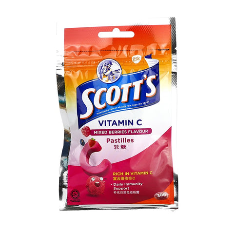 Scotts Vitamin C Zipper Mixed Berries 30g