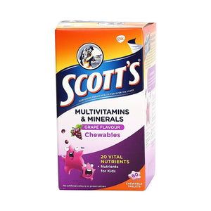 Scotts Multi-Vitamins Grape 60pcs