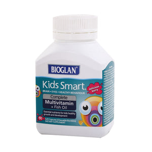 Bioglan Kids Smart Complete Multivitamin Plus Fish Oil Berry 50pcs
