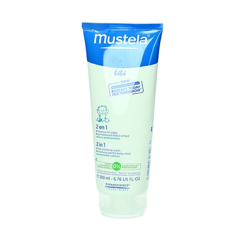 Mustela Hair and Body Wash 2in1 200ml