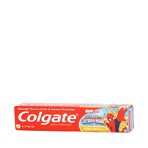 Colgate Kids Toothpaste Spiderman Bubble Fruit 40g