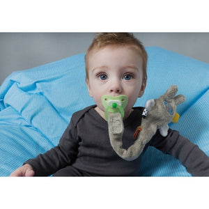 Snoozebaby Dummy Clip Boy - Nilo (Grey)