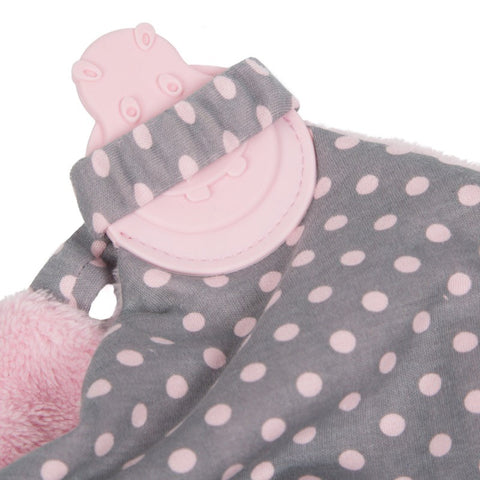 Cheeky Chompers Polka Pink Comfortchew 1pcs