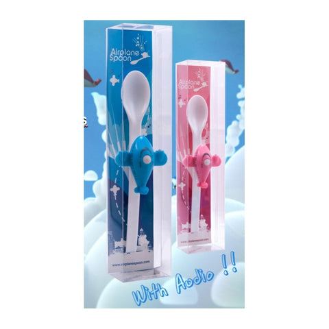 Airplane Spoon - Blue