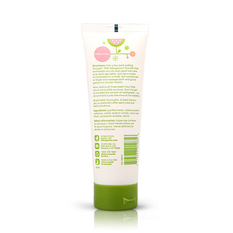 Babyganics Flouride-Free Toothpaste Watermelon 113g