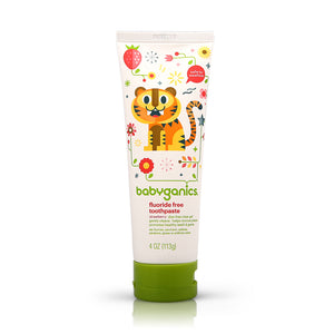 Babyganics Flouride-Free Toothpaste Strawberry 113g