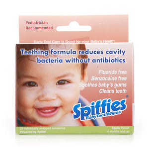 Spiffies Baby Toothwipes Apple Flavor 20pcs