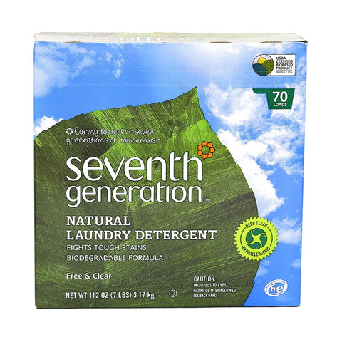 Seventh Generation Laundry Powder - Free And Clear 112oz