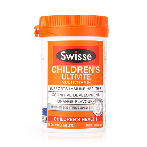 Swisse Children's Ultivite Multivitamin Chewable 60tabs