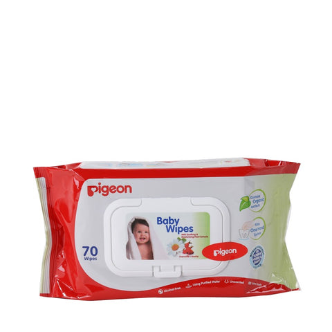 Pigeon Baby Wipes Flip Top 70sheets