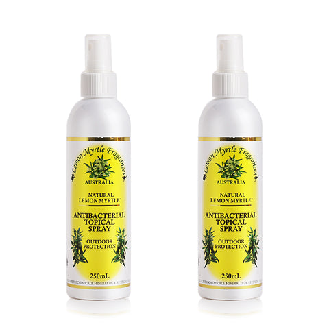 Lemon Myrtle Antibacterial Topical Spray 250mlx2pcs