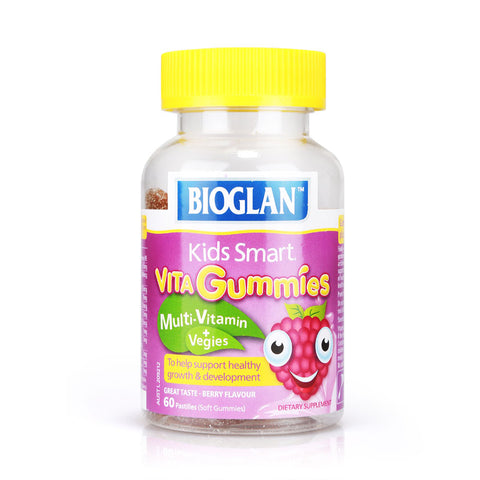 Bioglan Kids Smart Vita Gummies Mvit+ Vgies Brry Flavour 60pcs