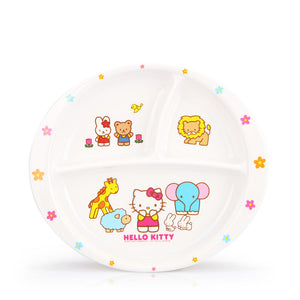 Hello Kitty Melamine Lunch Dish M 1pcs