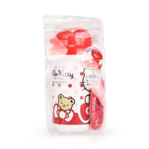 Hello Kitty Straw Hopper Water Bottle 500ml 1pcs