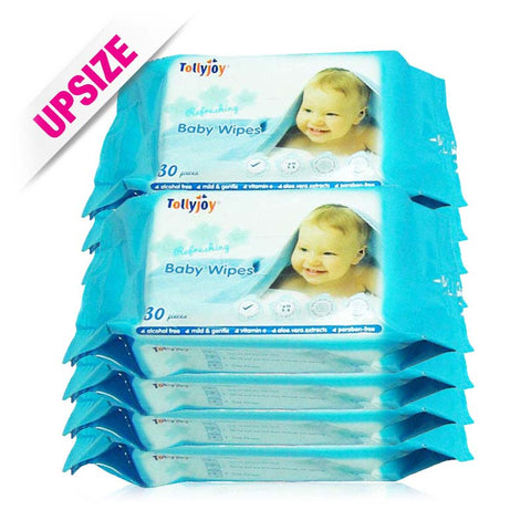 Tollyjoy Refreshing Baby Wipes 8x30sheets