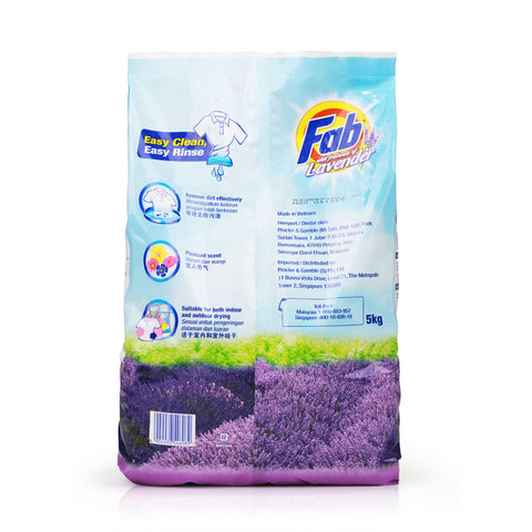 Fab Detergent Lavender 5kg