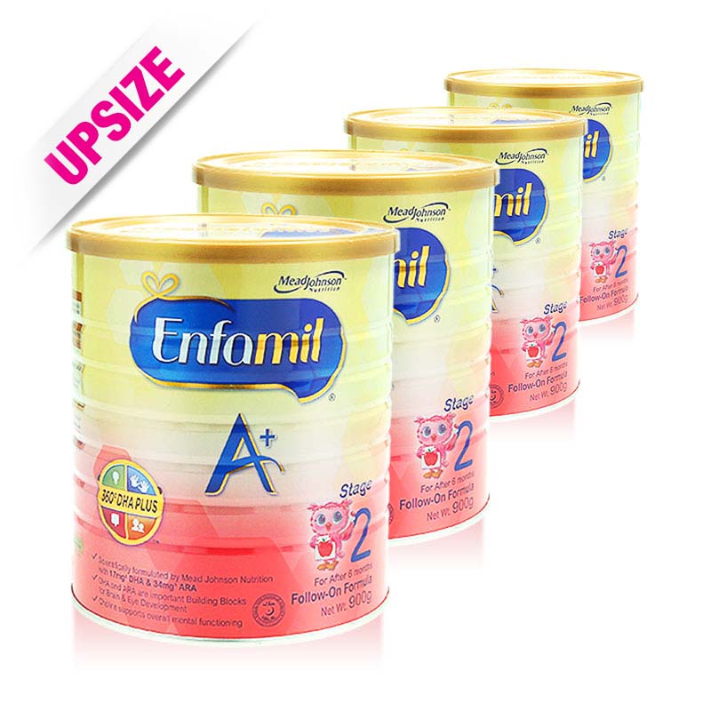 Enfamil A+ Stage 2 360DHA+ 900gx4pcs