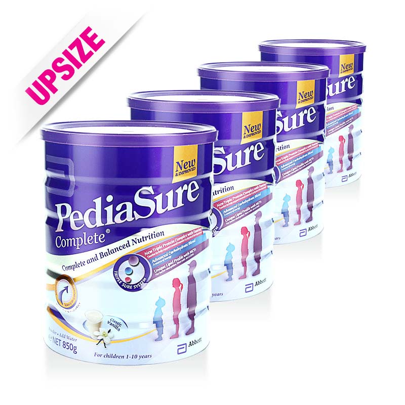 Pediasure Complete Triple Sure Vanilla 850gx4pcs