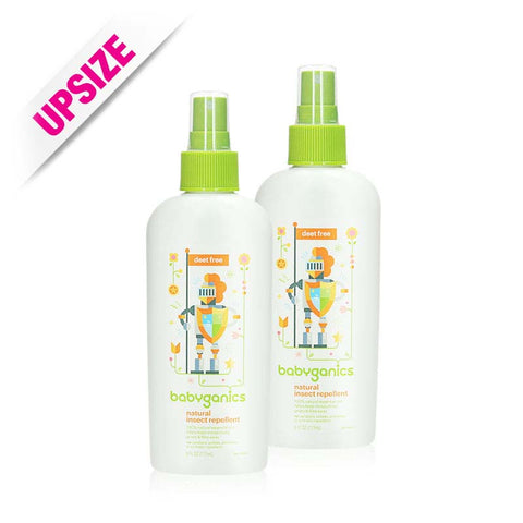 Babyganics Natural Insect Repellent 177mlx2pcs