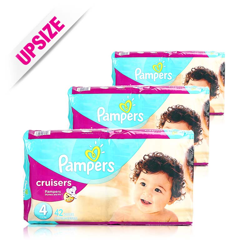 Pampers Cruisers Diapers (7-13kg) L (case) 42x3pcs