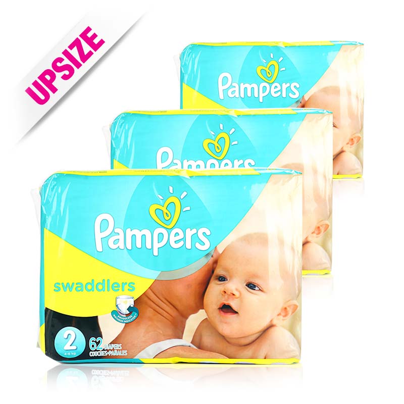 Pampers Swaddlers Diapers S Size 2 (case) 62x3pcs