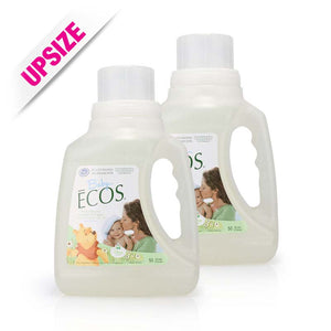 Baby Ecos Disney Laundry Detergent Free & Clear  1478.5ml x 2
