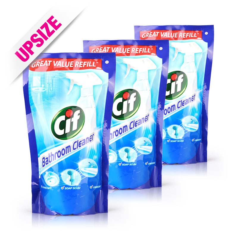 Cif Spray Bathroom Refill 500mlx3pcs