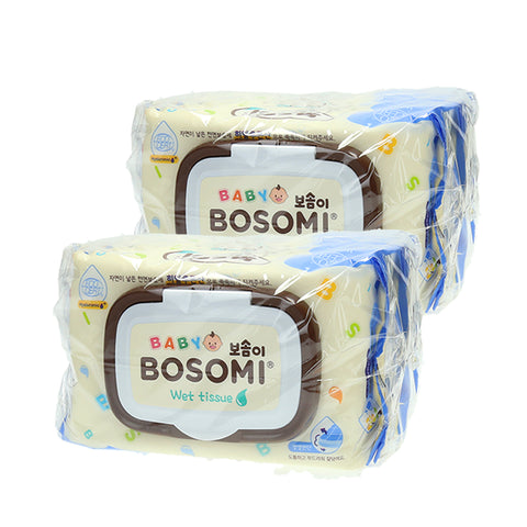 Bosomi Baby Wet Tissue Cap 60sheetsx3x2pc