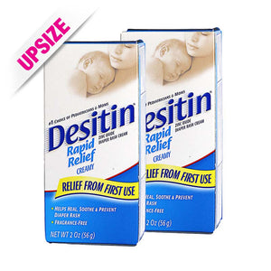 Desitin Rapid Relief Creamy 2oz x 2pcs