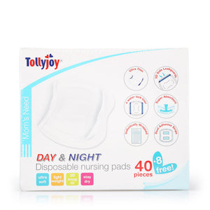 Tollyjoy Disposable Nursing Pads 40+8pcs