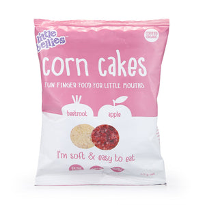 Little Bellies Organic Corn Cakes - Beetroot & Apple 30g