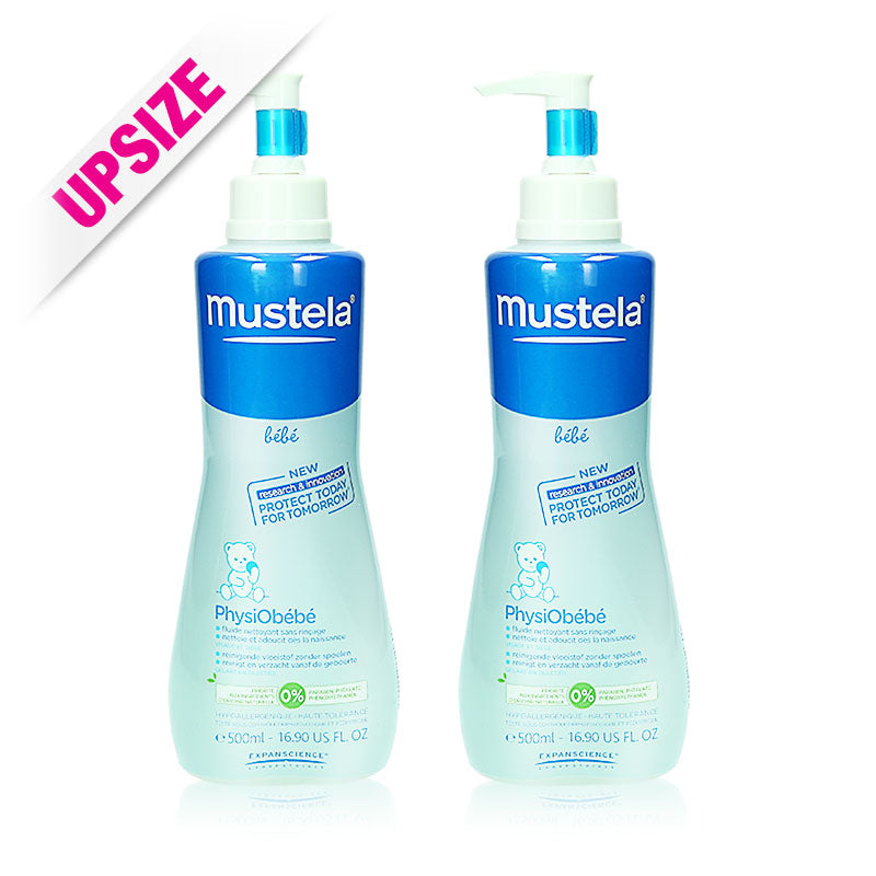 Mustela Physiobebe No Rinse Cleansing Fluid 500mlX2