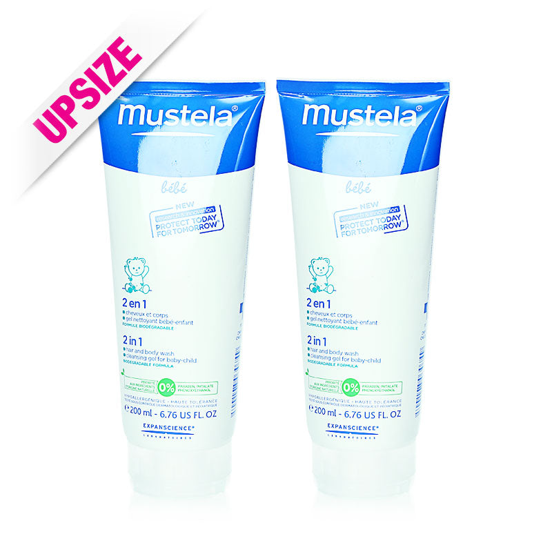 Mustela Hair and Body Wash 2in1 200mlX2