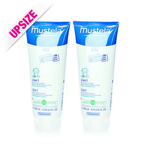 Mustela Hair and Body Wash 2in1 200mlX2