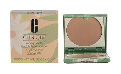 Clinique Superpowder Double Face Makeup for Dry Combination, No. 02 Matte Beige (mf-p), 0.35 Ounce