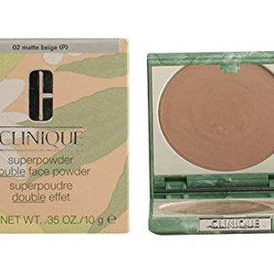 Clinique Superpowder Double Face Makeup for Dry Combination, No. 02 Matte Beige (mf-p), 0.35 Ounce