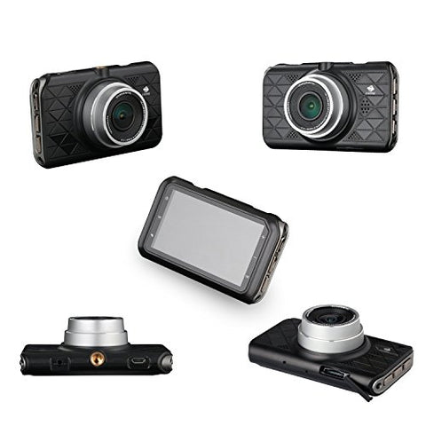 Z-Edge Z3 3-Inch 2K Ultra Full HD Car DVR with G-sensor, WDR, Ambarella Chip and 32GB Card