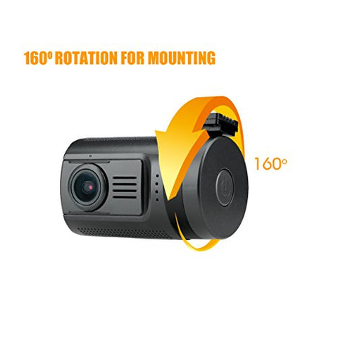 Dashboard Camera, SplashETech Mini 0806 Dash Cam *World's Smallest Dash Camera W/ Screen* Amba A7LA50 + OV4689, HDR, Full HD 1296P, Car Recorder, Dvr Car Camera with GPS Logger + MLC TF Card