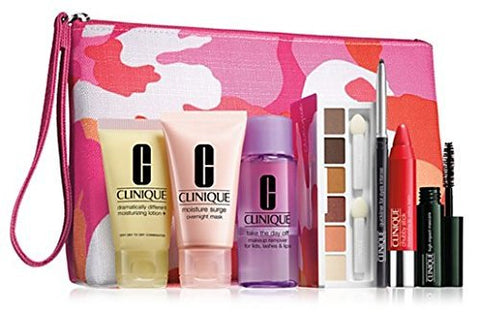 Clinique 2015 Fall 8 Pcs Spring Skin Care & Makeup Gift Set (A $85 Value)