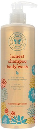 The Honest Company Sweet Orange Vanilla Shampoo & Body Wash (17 oz. , with Pump)