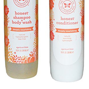 The Honest Company Apricot Kiss Shampoo Body Wash and Conditioner Set of 2