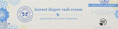 Honest Company Diaper Rash Cream, 2.5oz - 2 PACK