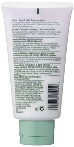 Clinique Rinse Off Foaming Cleanser, 5 Ounce