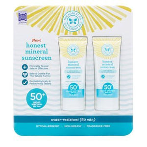 The Honest Company Honest Mineral Sunscreen Lotion SPF 50 2-pack 3.0oz