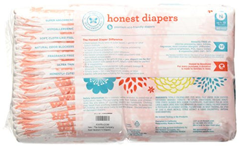 The Honest Company Size Newborn N Diapers Giraffe One Package of Honest Diapers