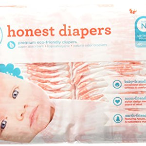 The Honest Company Size Newborn N Diapers Giraffe One Package of Honest Diapers