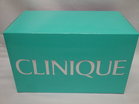 Clinique 8 Pcs the Gift of Great Skin Set in Silvery Train Case