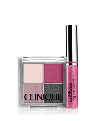 NEW 2015 Clinique 9 Pcs Makeup Skincare Gift Set with Brush Kit & More! ($85+ Value)